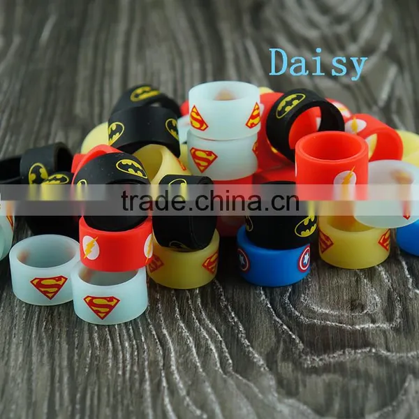 USA Hot Sale Decorative and Protection Glow in the Dark Silicone Vape Band Customized Logo Service Vape Band Design Your Logo photo-2
