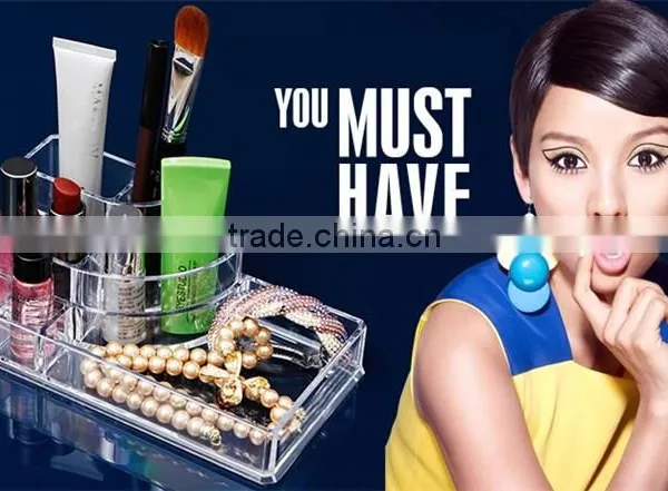 Offer Cosmetic Plastic Bin Acrylic Cosmetic Organizer photo-2