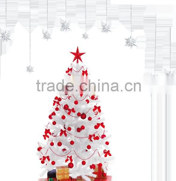 ALFOERVER Pvc Antelope and Christmas Tree Window Decal Sticker photo-3