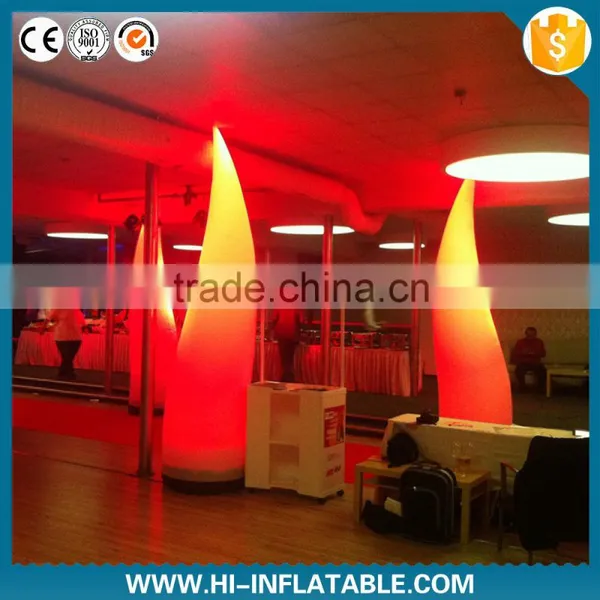 Romantic Christams Inflatable Lighting Decoration Inflatable Candle for Event Decoration,party Supply Quality Choice photo-3