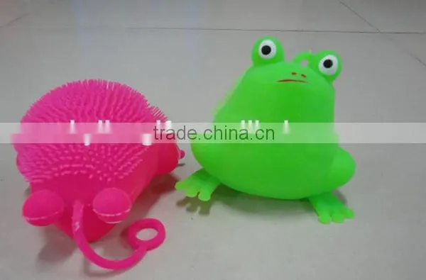 Soft Luminous Frog Toy,light Emitting Inflatable Ball,sports Toys for Baby photo-3