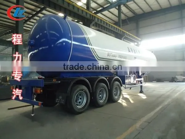 24.55Tons Propane Gas Tank Trailer for Sale, 3 Axles Lpg Trailer photo-4