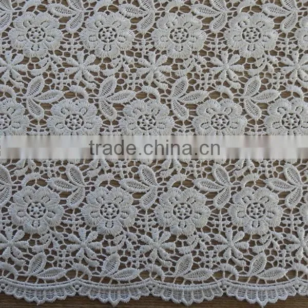 African French Guipure Lace Fabric, Guipure Embroidery Lace Fabric