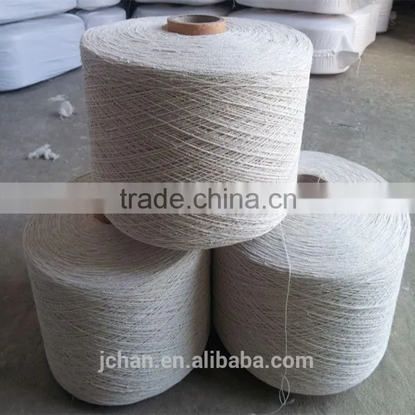 8s 10s Recycled Polyester Cotton Yarn for Knitting and Weaving photo-6