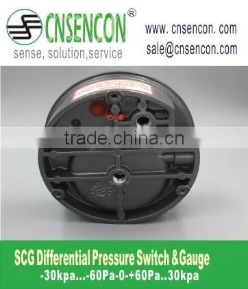 High Quality Air Low Differential Pressure Gauge SCG 0-60Pa photo-4