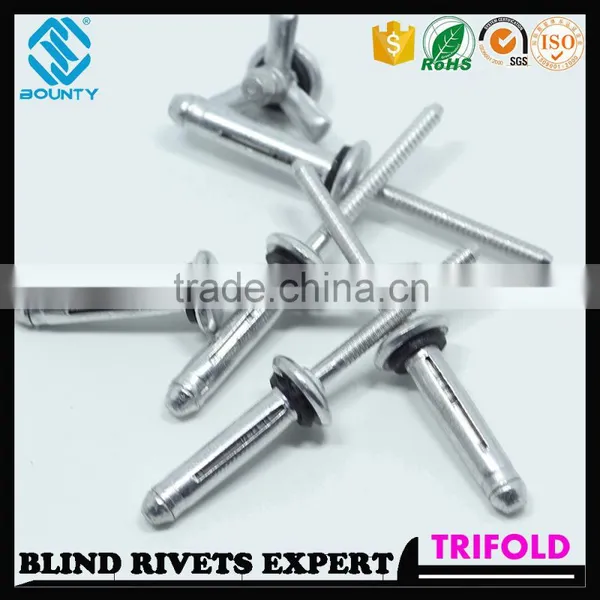 HIGH QUALITY FACTORY ALUMINUM TRIBULB RIVETS FOR GLASS CURTAIN WALL photo-2