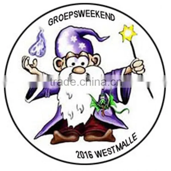 3" Embroidery Patch/woven Emblem Made by Twill Emb Area 90% Merrow Border With Iron on Backing