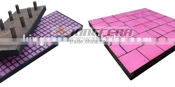 Wear Impact Resistant Mining Chute 92% Alumina Ceramic Wear Liner photo-4