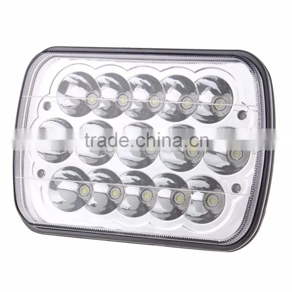LED 5" x 7" LED Headlight Rectangular Headlamp High/Low Beam for Car off Road Vehicles Trucks Agricultural Mining Equipment photo-3