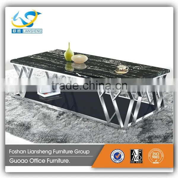 Foshan Modern Antique Glass Coffee Table CT104 photo-2