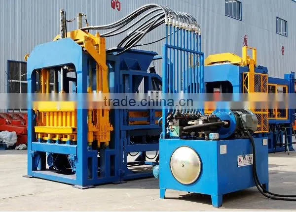 Power Step Vibration Brick Making Machine QT4-15 Hydraulic Block Machine Equipment for the Production photo-5