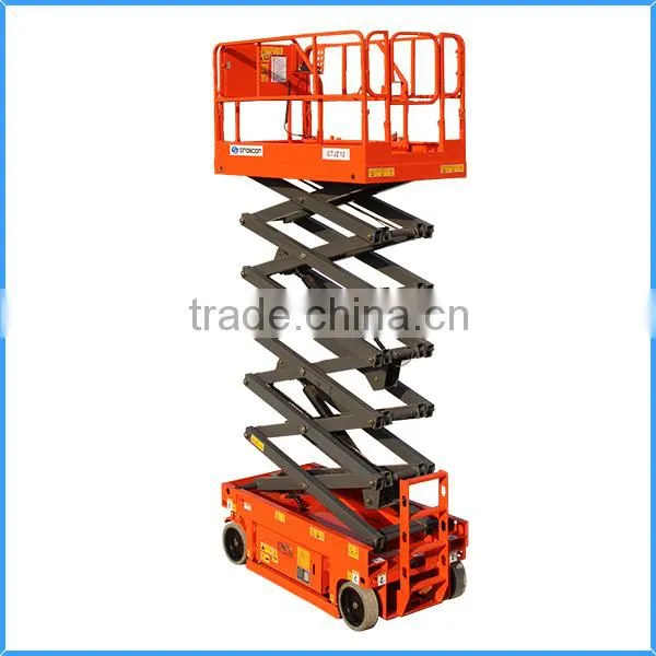 12M Hydraulic Scissor Lift/self Propelled Scissor Lift