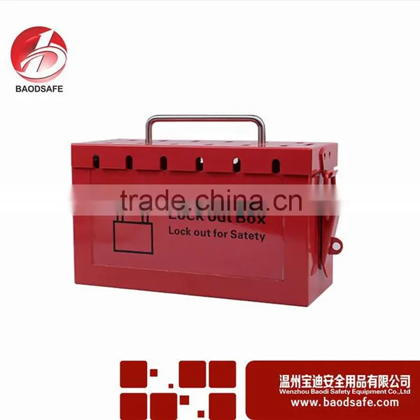 BAODSAFE BDS-X8601 Group Lockout Kit Safety Padlock Box Red photo-4