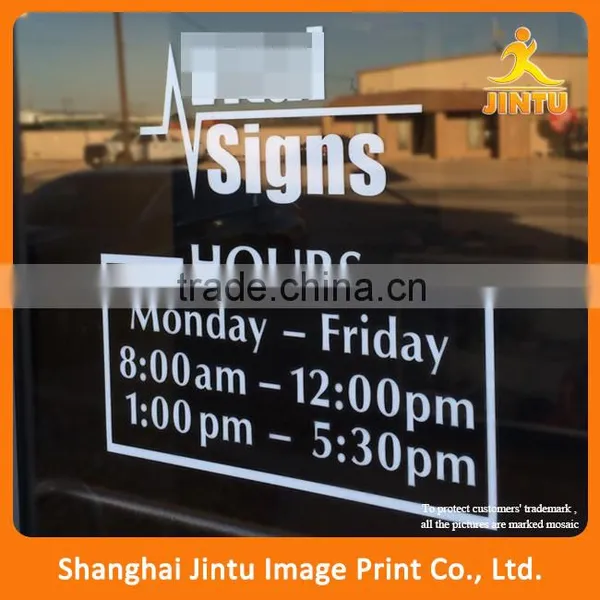 Self-adhesive Waterproof Custom Die Cut Letter Window Sticker photo-2