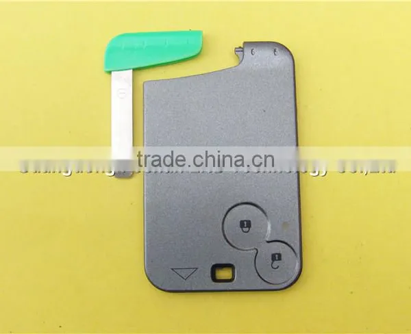 Hot Sale Key Case For Remote Keyless 2 Button No Logo Renault Laguna Smart Card Key Fob Case photo-2