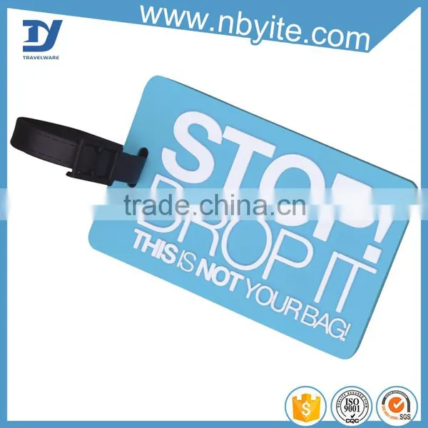 Factory Direct Sale Rubber Pvc Travel Luggage Name Tags photo-4