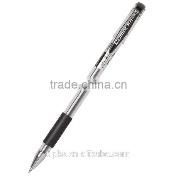 Promotional Plastic 0.5 mm Gel Pen Black Red Blue Office Stationery Pens photo-2