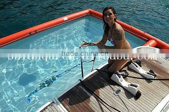 Factory Price Inflatable Swimming Pool With Net on Water photo-3