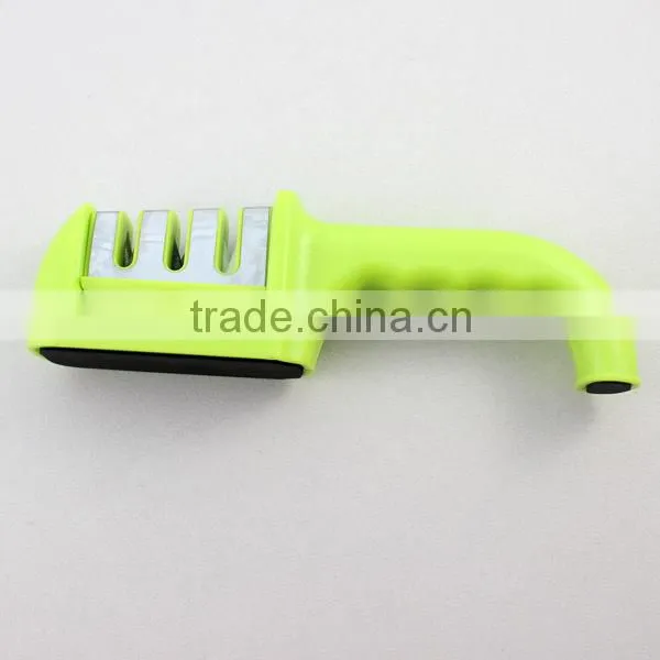 3 Stages Plastic Knife Sharpener photo-2