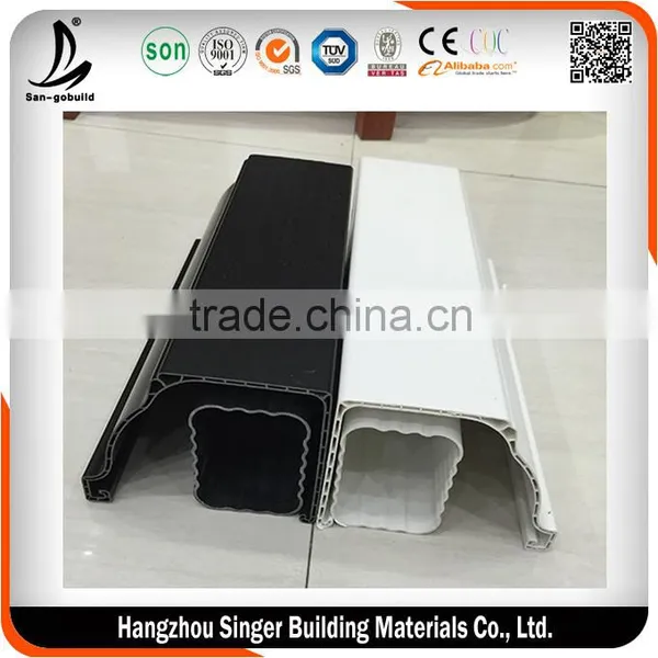 SGS Approved PVC Gutter /Roof Drain Gutters /7 Inch PVC Rain Gutter