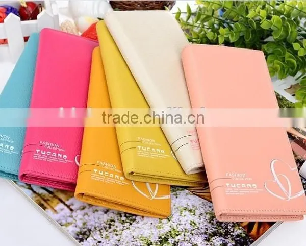Hot Sales New Fashion Delicate Design Genuine/pu Leather Lady Wallet With Customizde Logo photo-3