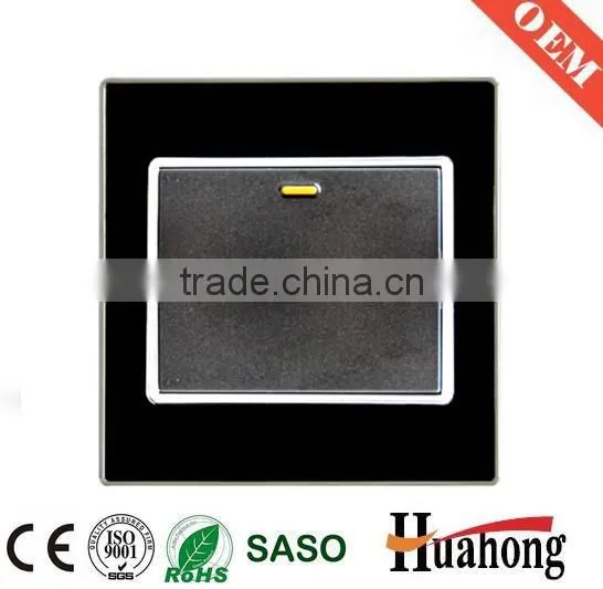Black Acrylic Wall Switch