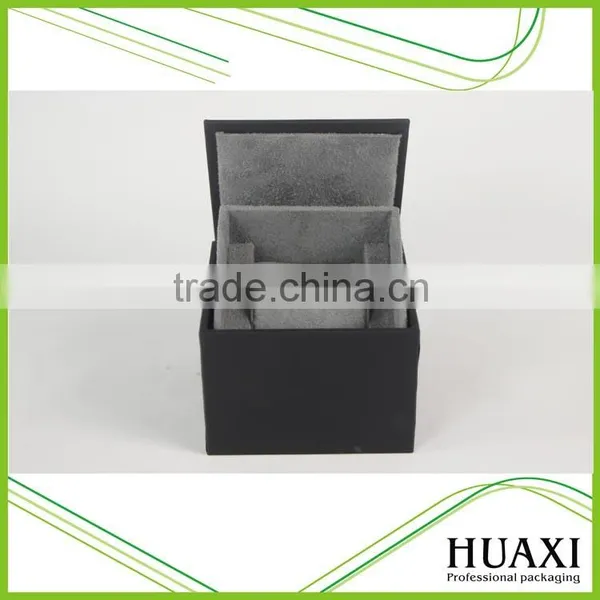2016 Top Quality Dark Black Wooden Wrist Watch Box photo-3