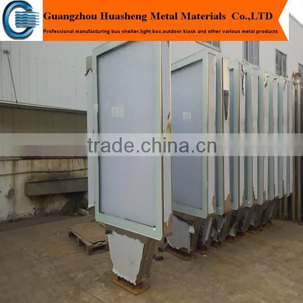 Prefab Led Advertising Light Box With Post,stainless Steel Led Advertising Light Box photo-4