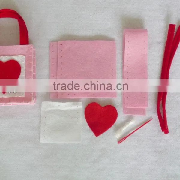 Valentine Felt DIY Bag for Girls