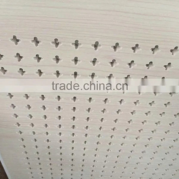 Acoustic Gypsum Ceiling Board With 2015 Cross Hole