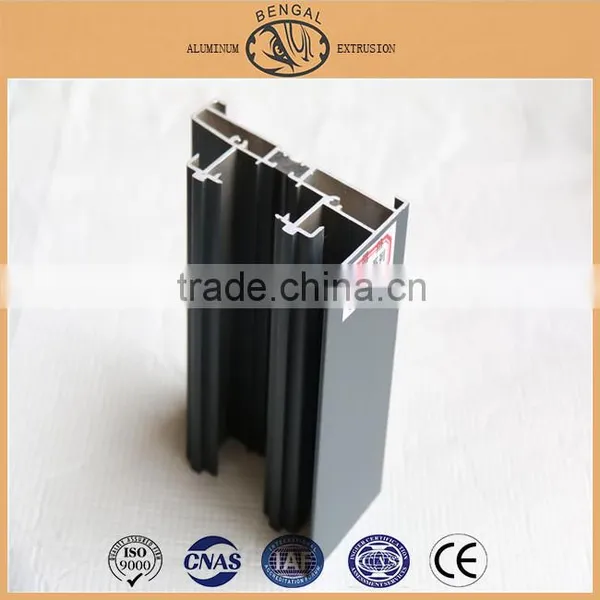 Two Tracks Aluminum Heat Insulation Sliding Window Profiles photo-2