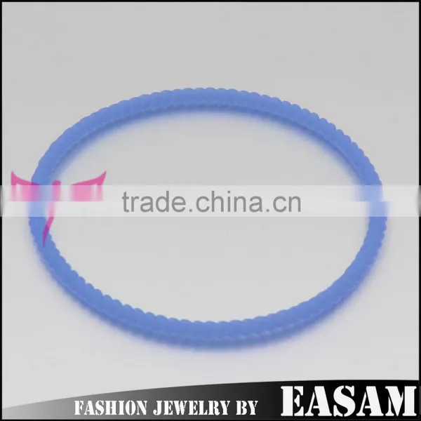 European Market Stylish Infinity Bracelet,thin Silicone Bracelet,tie Shape Rubber Bracelet photo-2