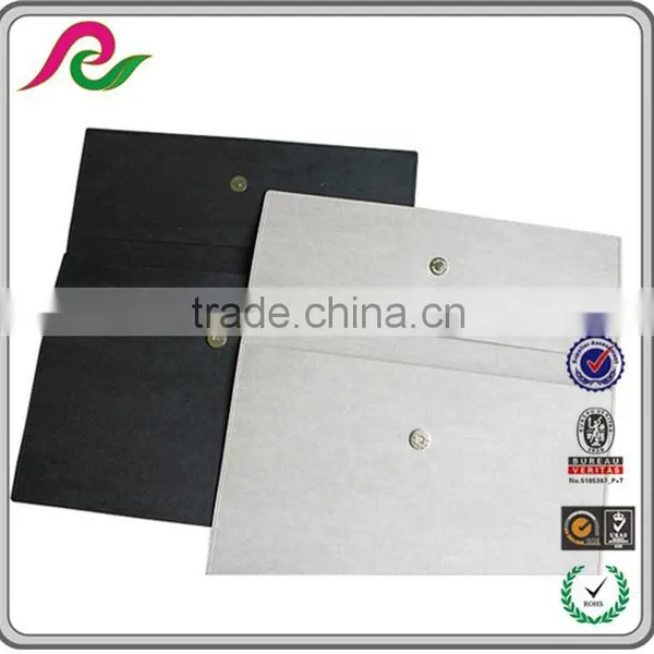 2016 Hot Eco-friendly Custom Printed Washable Kraft Paper File Folder Document Bag photo-3