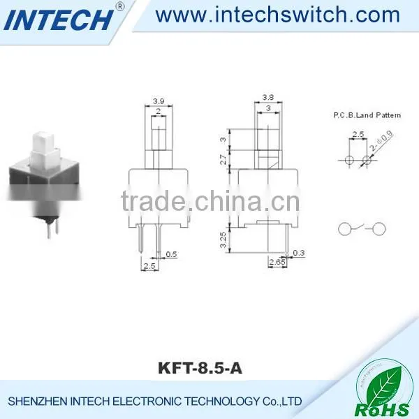 100000 cycles push button mini switch on off