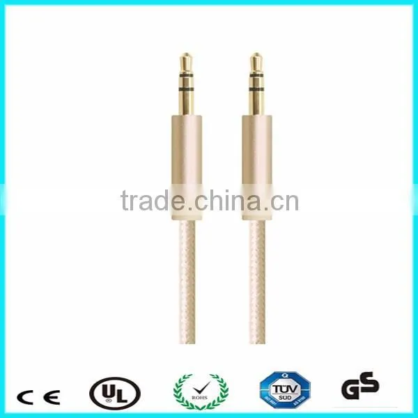 Male to Male Aux Cable Braided 3.5mm Jack Audio Cable photo-4