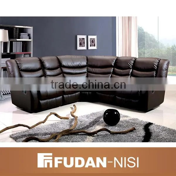 Leather Trend Sectional Corner Sofa Furniture Cleopatra Style photo-3