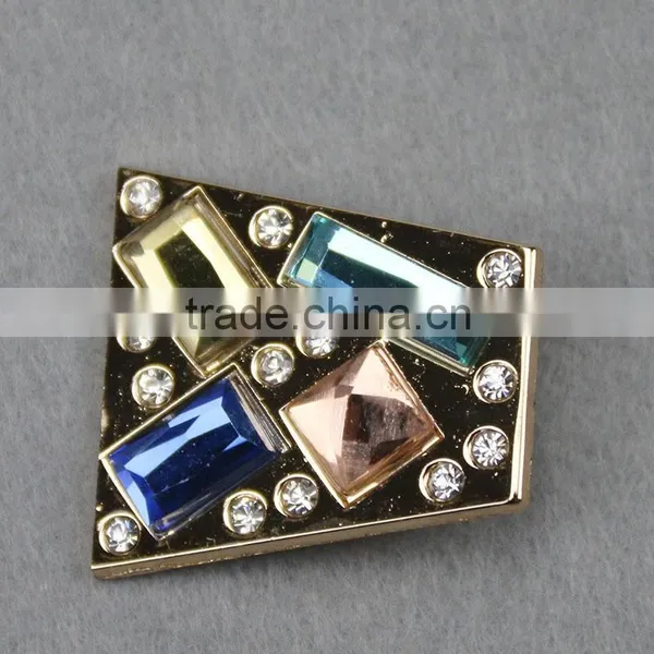 Metal Alloy Brooch Fancy Colorful Blooming Flower Brooch Pin