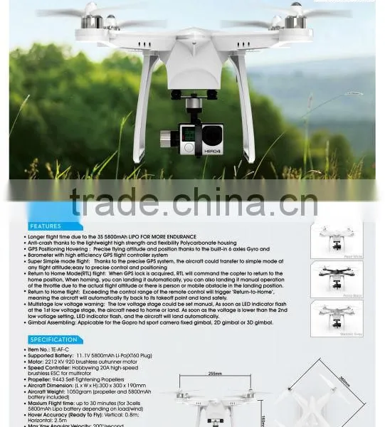 LEDO Factory Price!!!2015 New Fashion of Gopro Drone photo-2