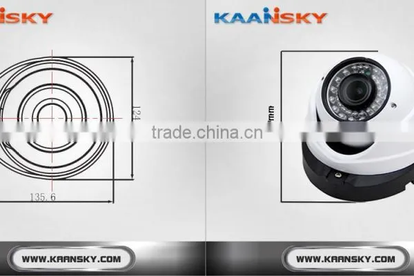 KAANSKY 960P 1.3mp Full hd ip ir Dome Camera Support Onvif Network Camera With POE photo-2