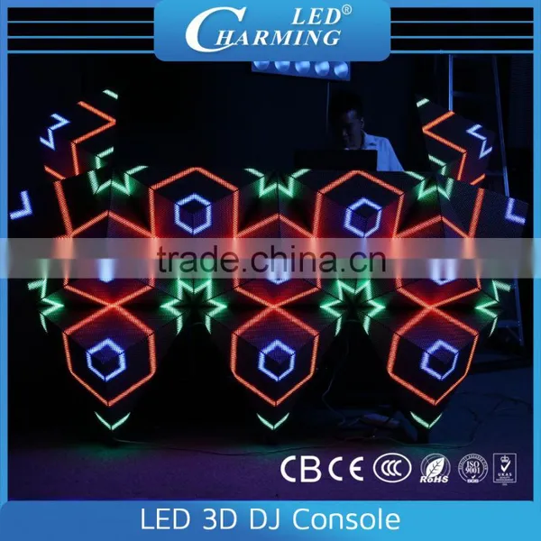 2015 Brand New 3d Sound hd Video Synchronization Led dj Booth Indoor for Nightclub photo-5