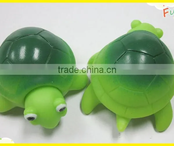 Squeeze'n Pop-out Funny Toy Rubber Turtle Soft Baby Gift photo-3