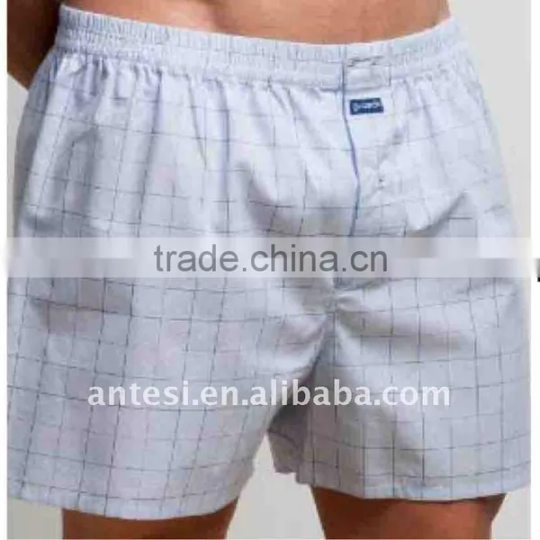 100% Cotton Men's Woven Boxers