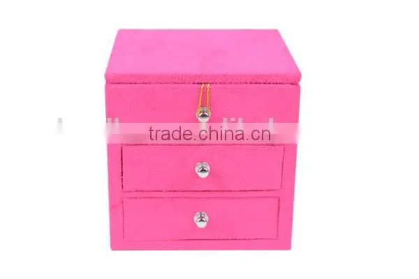High Quality Faux Suede Factory Price Custom Ring Box photo-2