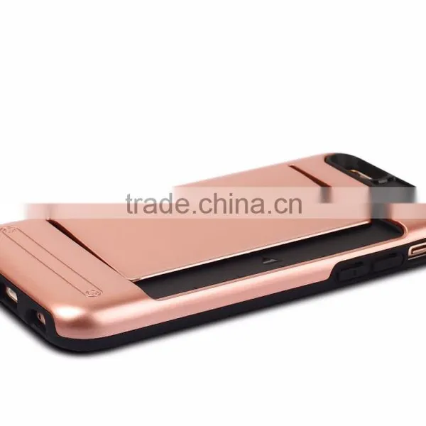 2016 New Design High Quality With Card Holder Function Phone Back Case, For Samsung Galaxy S6 Case photo-3