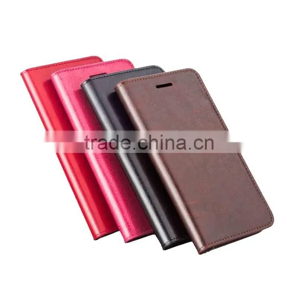 High Quality Leather Mobile Phone Case With Card Slots Customized Logo and Material