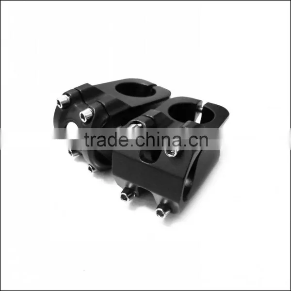 Competition-grade Aluminum Mountain Road Bike Stem 45mm Fork Tube Short Riser Handlebar Bicycle Accessories photo-5