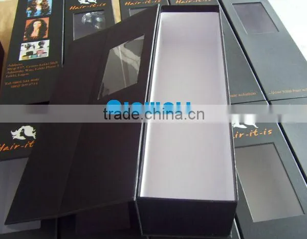 High Quality Custom Virgin Hair Extension Packaging Box