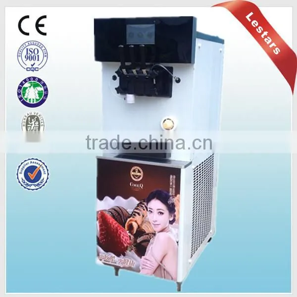 Digital Touch Screen Frozen Yogurt Rainbow With Jam Centre Soft Ice Cream Machine photo-6