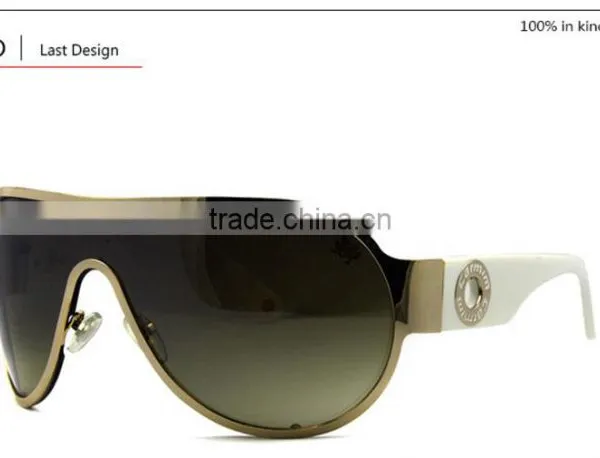 Fashion Design Classic Wholesale Men Women UV400 Lens Metallic Shield Style Visor Sunglasses Sport Crm32104 photo-2