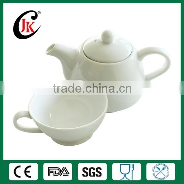 Wholesale Customized White Ceramic Tea Set for One Person photo-3